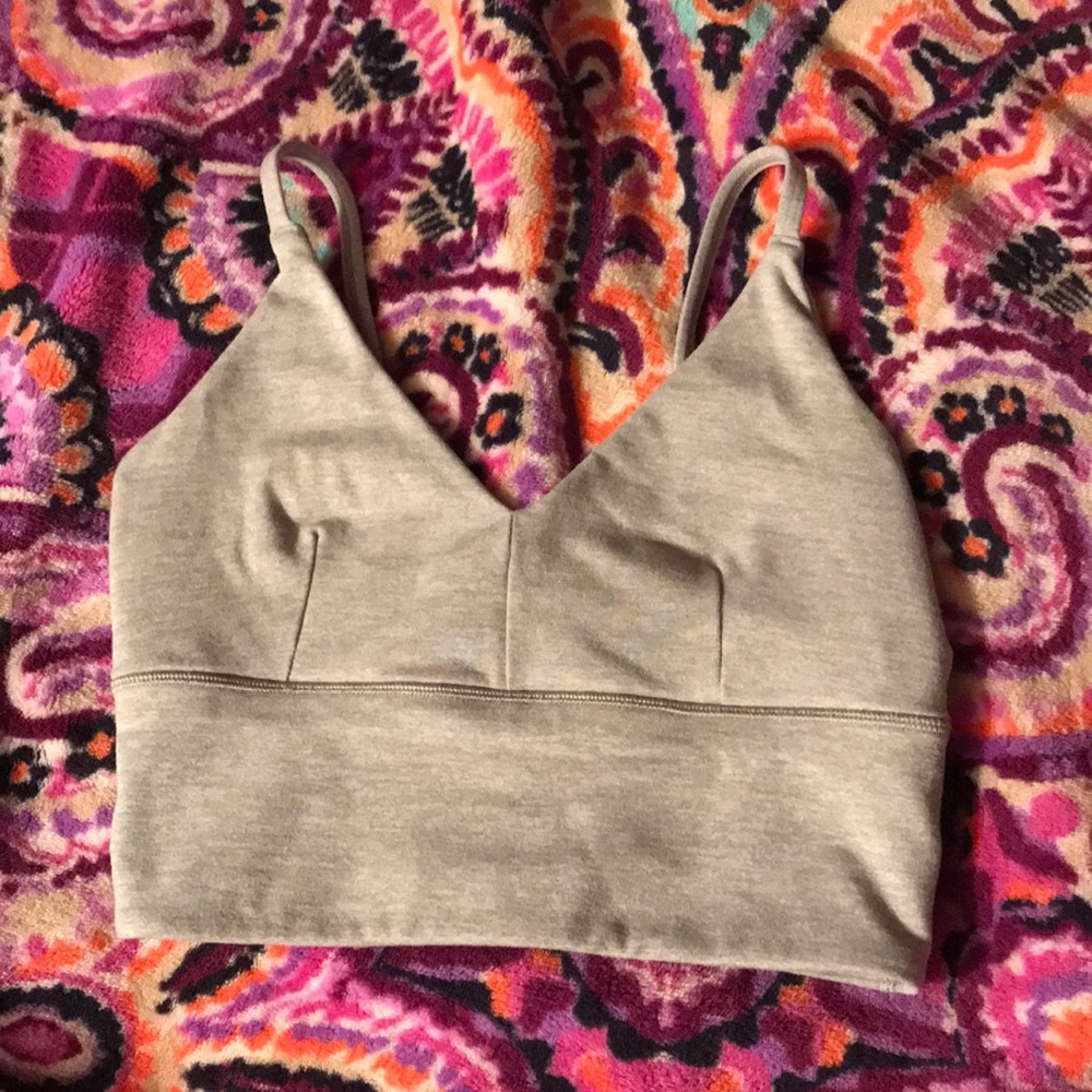 Grey lululemon bra